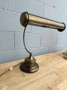 Brass Banker's Lamp