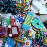 Large Lot of Toys & Fidgets: Pop Its, Spinners, Expandable Balls and More!