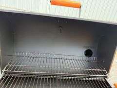 Royal Gourmet Charcoal Grill with Smoker, Grill Basket, and Charcoal