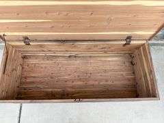 Wooden Cedar Chest with Interior Cedar Lining
