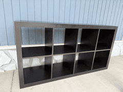 Brown 8-Cube Storage Shelf