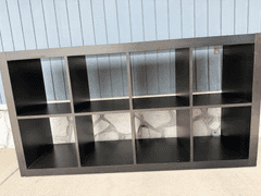 Brown 8-Cube Storage Shelf