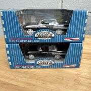 Gearbox Collectibles Diecast Car Lot - 1957 Chevy Bel Air & 2003 Nashville Corvette