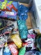 Mixed Craft and Activity Lot - Rainbow Loom, Play-Doh Tools, Perler Beads, and More