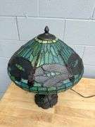 Dragonfly Style Stained Glass Table Lamp