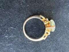 Assorted Sterling Ring Lot with Turquoise, Marcasite, and Faceted Stone