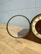 Wood Cased Mantel Clock with Key
