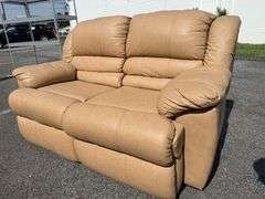 Tan Loveseat Recliner