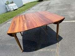 Wood Drop Leaf Dining Table