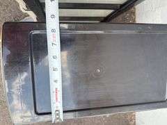 Lot of 6 Black and Clear Plastic Storage Drawers