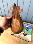 Tropical Inspired Home Decor: Dishes, Spreader, and Pineapple Lamp