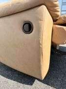 Tan Loveseat Recliner