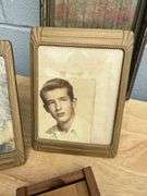 Framed Photos, Eastman Printing Frame, Horseshoe, Shaving Mug & Shoe Form