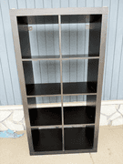 Brown 8-Cube Storage Shelf