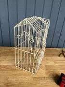 Decorative Wire Birdcages and Heart Shaped Metal Art