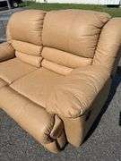 Tan Loveseat Recliner