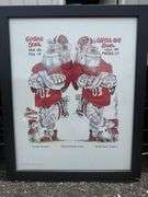 Framed Cal Warlick '02 '03 UGA Bulldogs Print - Limited Edition 230/1000