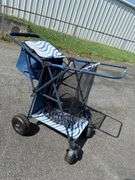 Collapsible Beach Wagon with Insulated Cooler