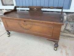Wooden Cedar Chest with Interior Cedar Lining