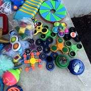 Large Lot of Toys & Fidgets: Pop Its, Spinners, Expandable Balls and More!