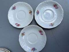 Walbrzych Fine China Set, Made in Poland, Floral Design