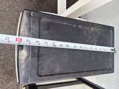 Lot of 6 Black and Clear Plastic Storage Drawers
