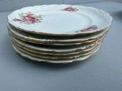Walbrzych Fine China Set, Made in Poland, Floral Design