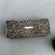 Silver Plated Assortment - Jewelry Box, Goblets, and Flower Vases
