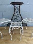 Set of Four Metal Plant Stands