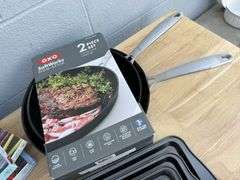Cookbook Bundle, Baking Sheets, and Skillet Set