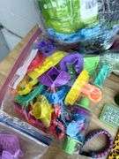 Mixed Craft and Activity Lot - Rainbow Loom, Play-Doh Tools, Perler Beads, and More
