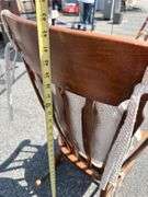 Wooden Rocking Chair with Cushion