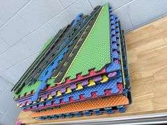 Stack of Interlocking Foam Floor Mats