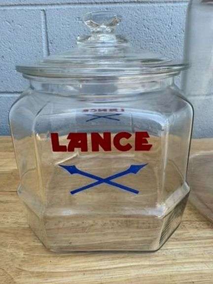 Lay's and Lance Store Display Jars