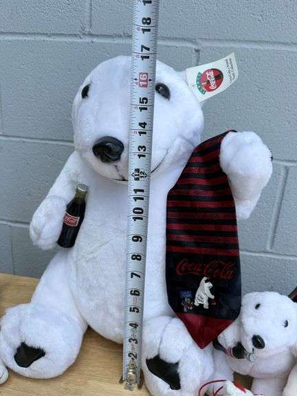 Coca-Cola Polar Bear Collectibles - Plush, Tray, Puzzle, Plate
