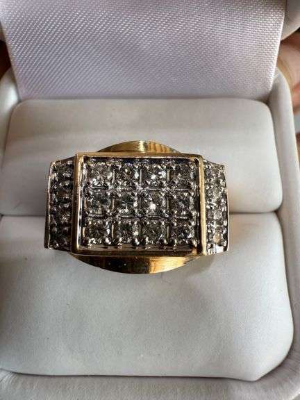 14K Yellow Gold, 1CT Diamond Ring