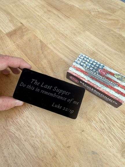 Deejo Lighthouse Knife & Case Last Supper Knife