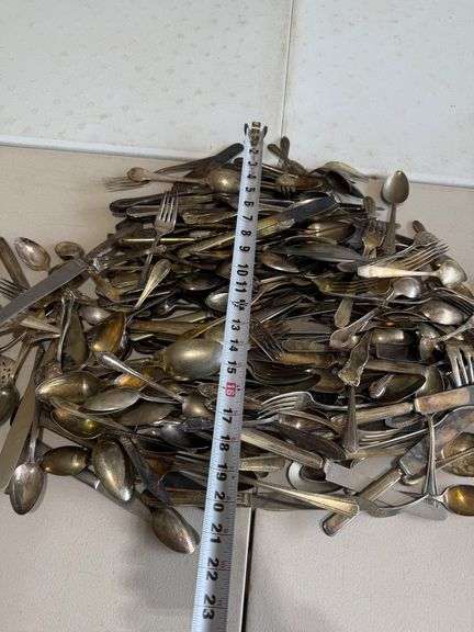 Large Lot of Assorted Silver Plated Flatware