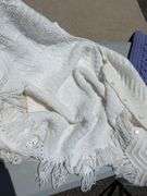 Group of Hand-Knit and Crocheted Blankets, Shawls and Cardigans