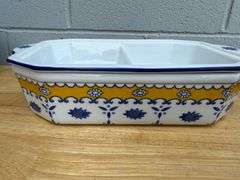 Cake Stand, Serving Dishes, and Napkins Set