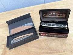 Deejo Lighthouse Knife & Case Last Supper Knife