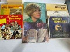 Lot of Country & Folk Music Vinyl Records - Flatt & Scruggs, Patti Page, & More
