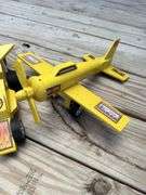 Plush Teddy Bears, Madame Alexander Doll, and Wooden Toy Car/Airplane Collection