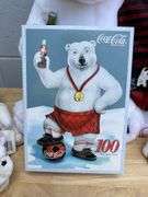 Coca-Cola Polar Bear Collectibles - Plush, Tray, Puzzle, Plate