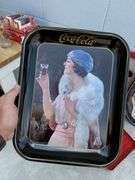 Coca-Cola Collectible Lot: Trays, Glasses, Lunchbox & Doll