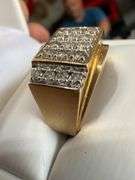 14K Yellow Gold, 1CT Diamond Ring