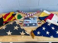 International Maritime Signal Flags, US Flags, & ROTC Patches