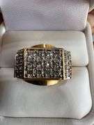 14K Yellow Gold, 1CT Diamond Ring