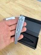 Deejo Lighthouse Knife & Case Last Supper Knife