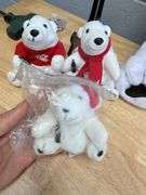 Coca-Cola Polar Bear Collectibles - Plush, Tray, Puzzle, Plate
